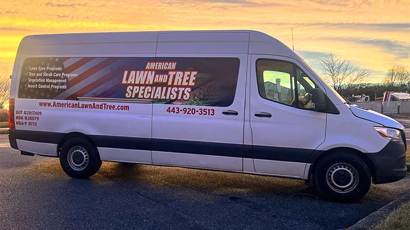 American Lawn and Tree Specialists Van